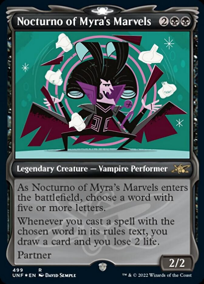 Nocturno of Myra's Marvels (Showcase) (Galaxy Foil) [Unfinity] | Jack's On Queen