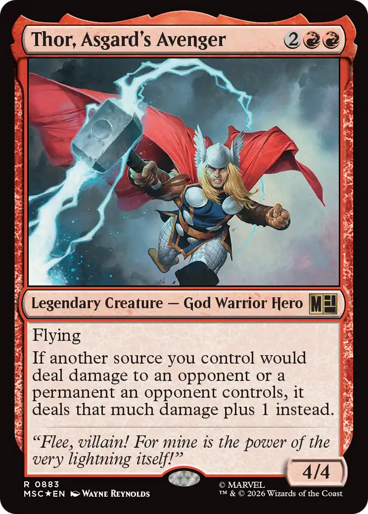Thor, Asgard's Avenger (Surge Foil) [Marvel Super Heroes Commander] | Jack's On Queen