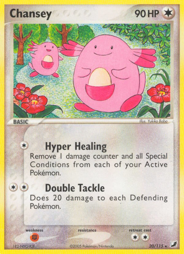 Chansey (20/115) [EX: Unseen Forces] | Jack's On Queen