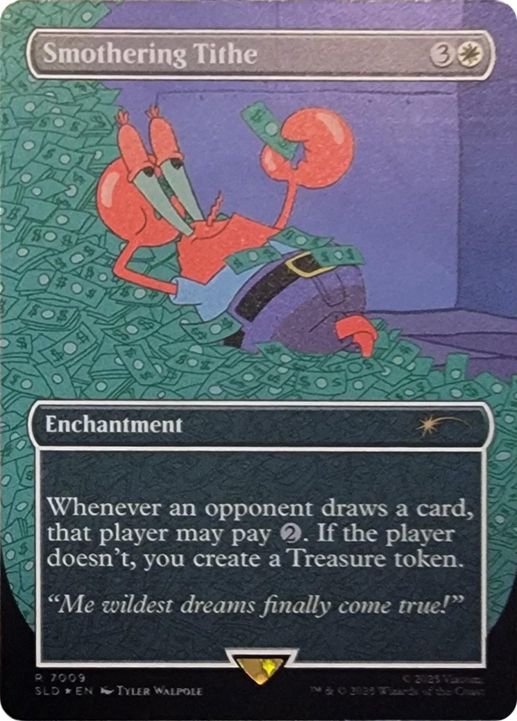 Smothering Tithe (7009) (Rainbow Foil) [Secret Lair Drop Series] | Jack's On Queen