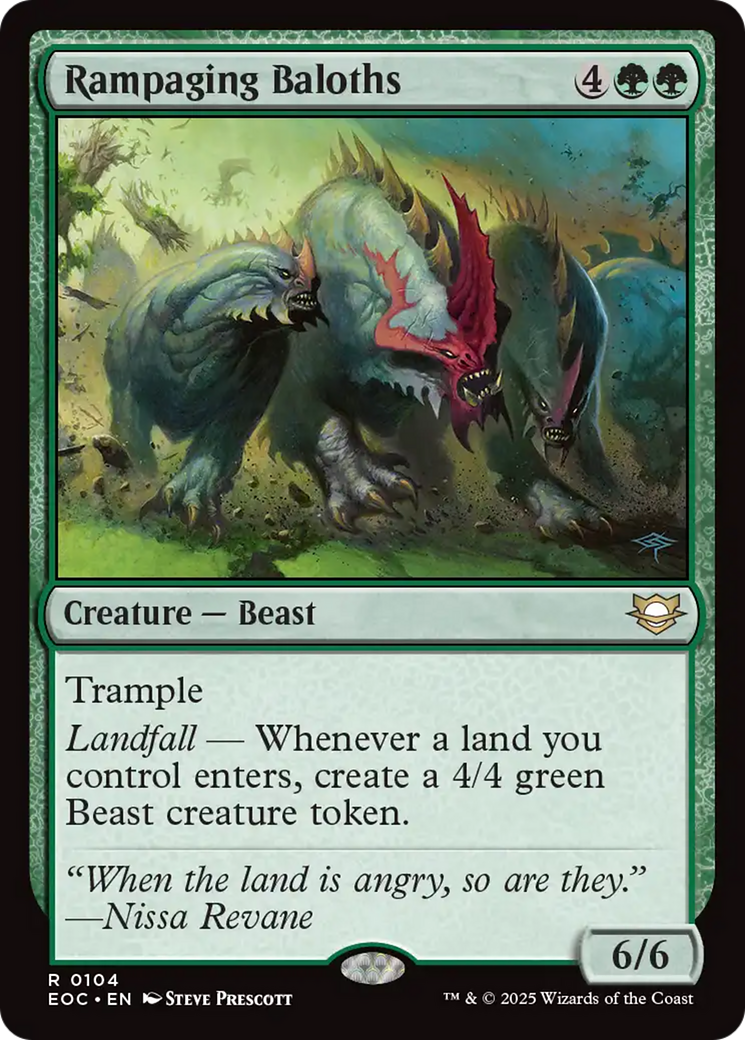 Rampaging Baloths [Edge of Eternities Commander] | Jack's On Queen