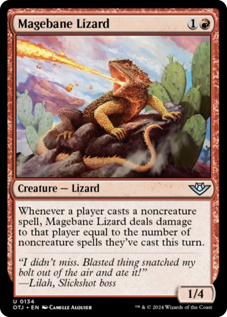 Magebane Lizard [Outlaws of Thunder Junction] | Jack's On Queen