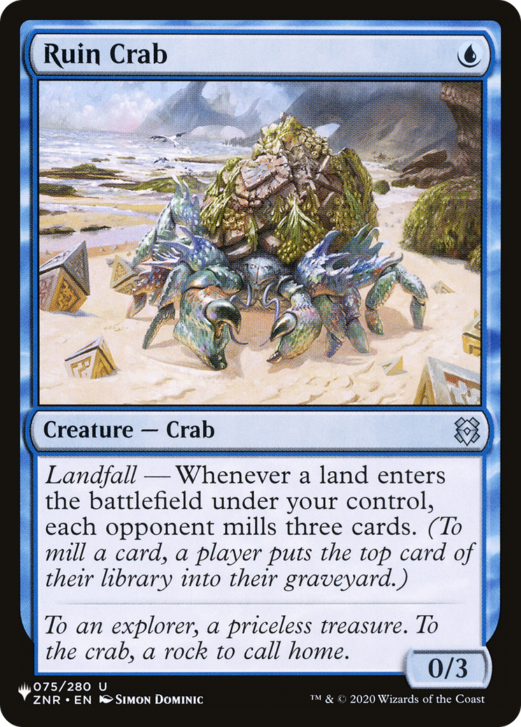 Ruin Crab [The List Reprints] | Jack's On Queen