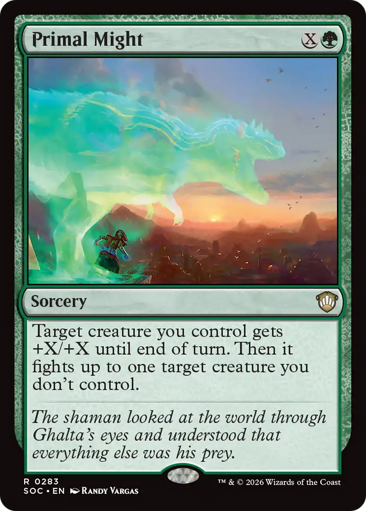 Primal Might [Secrets of Strixhaven Commander] | Jack's On Queen