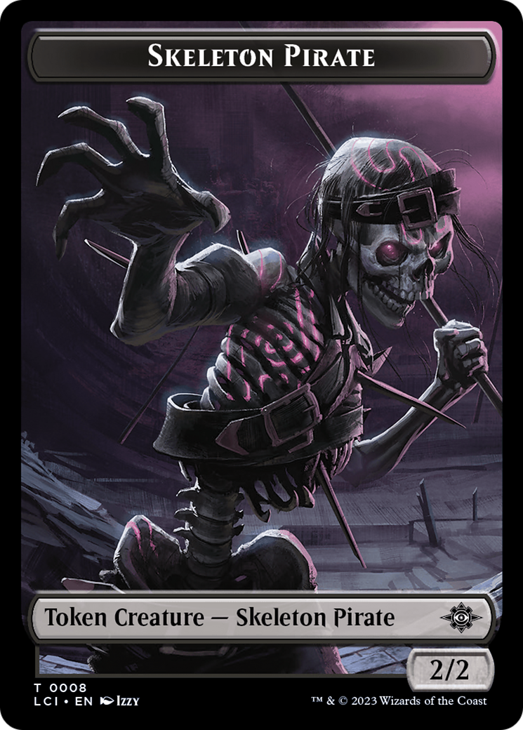 Skeleton Pirate Token [The Lost Caverns of Ixalan Tokens] | Jack's On Queen