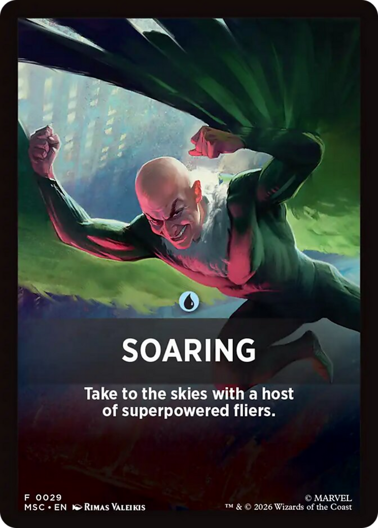 Soaring Theme Card [Marvel Super Heroes Commander] | Jack's On Queen