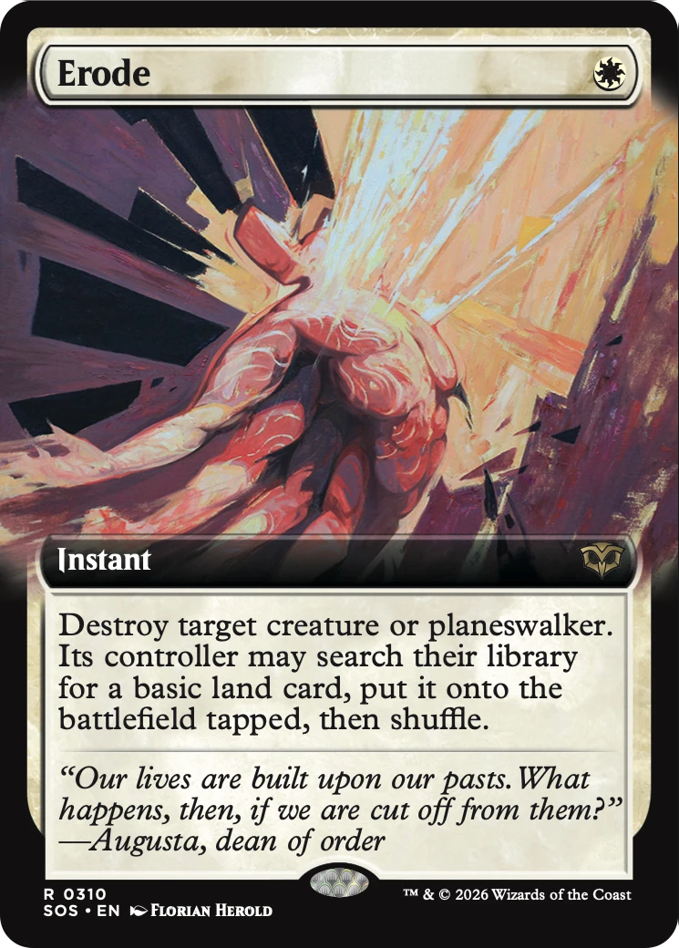 Erode (Extended Art) [Secrets of Strixhaven] | Jack's On Queen