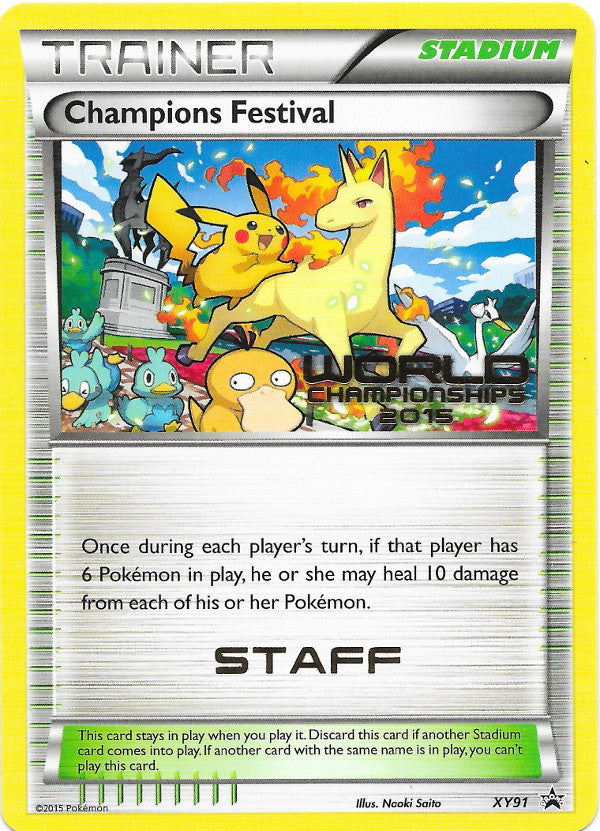 Champions Festival (XY91) (2015 Quarter Finalist) [XY: Black Star Promos] | Jack's On Queen