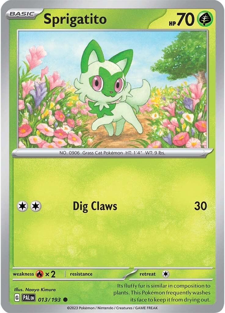 Sprigatito (013/193) [Scarlet & Violet: Paldea Evolved] | Jack's On Queen