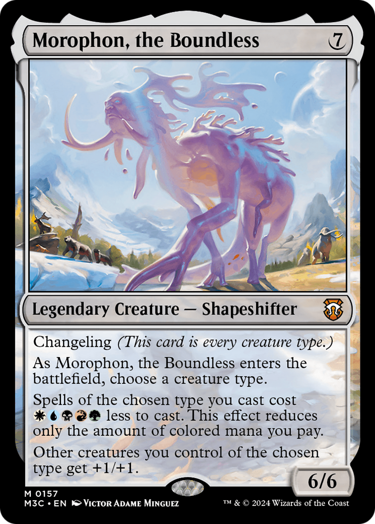 Morophon, the Boundless (Ripple Foil) [Modern Horizons 3 Commander] | Jack's On Queen