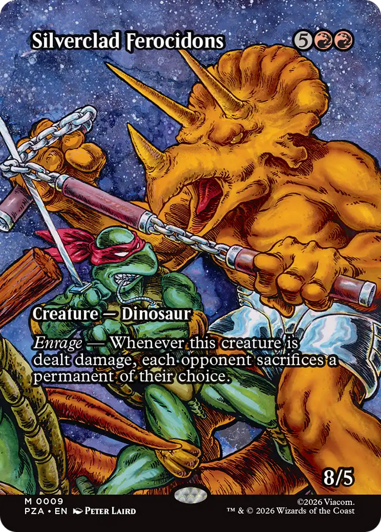 Silverclad Ferocidons (Borderless) [Teenage Mutant Ninja Turtles Eternal-Legal] | Jack's On Queen