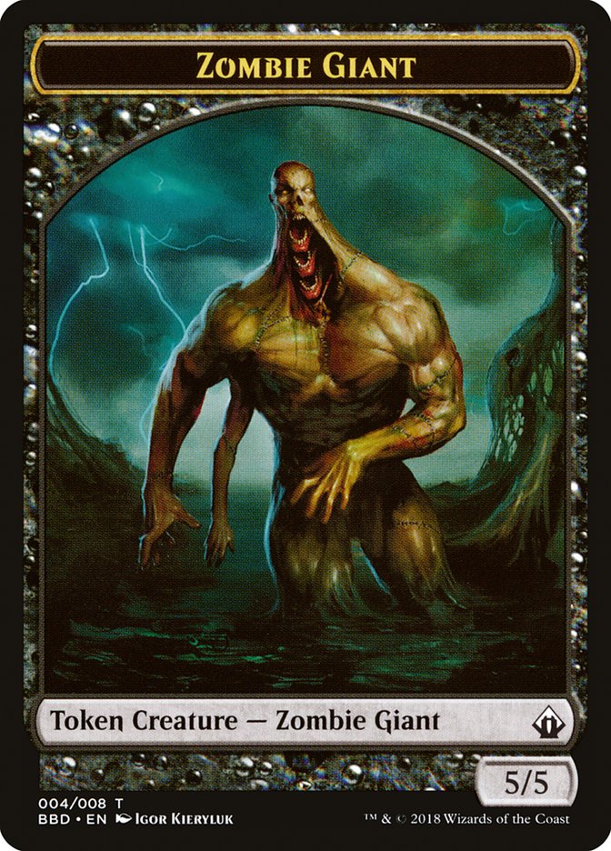 Zombie Giant Token [Battlebond Tokens] | Jack's On Queen