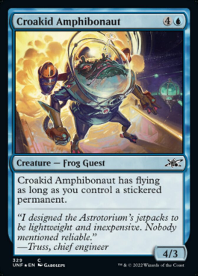 Croakid Amphibonaut (Galaxy Foil) [Unfinity] | Jack's On Queen