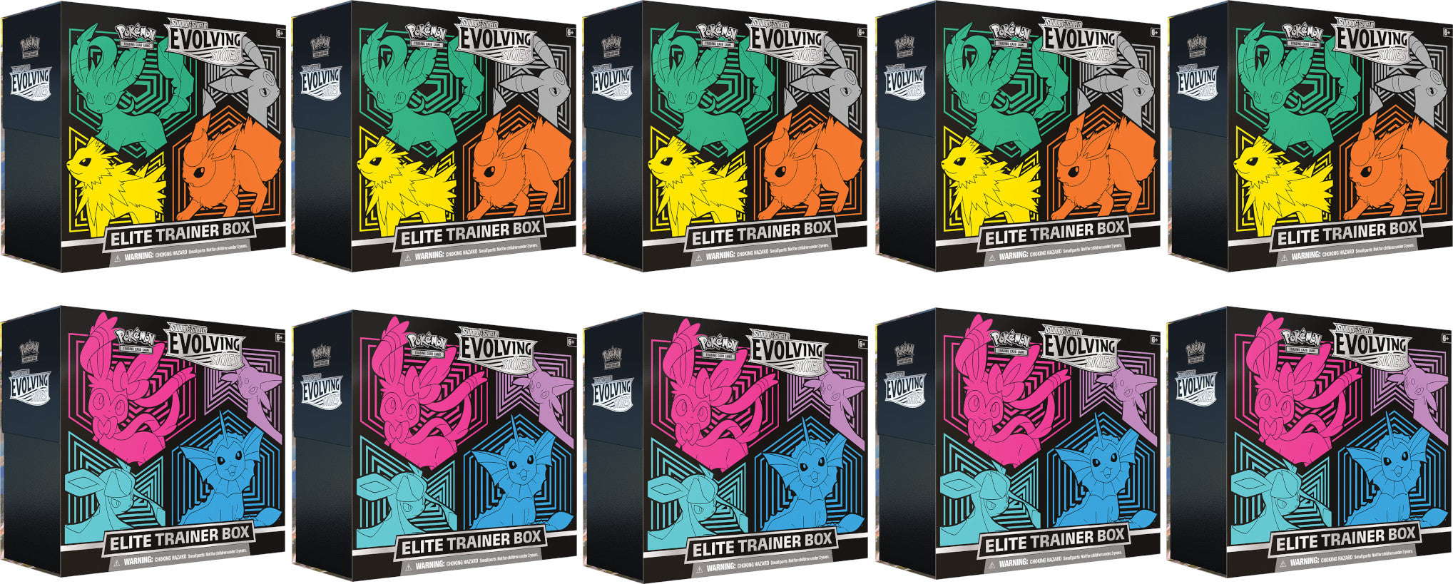 Sword & Shield: Evolving Skies - Elite Trainer Box Case | Jack's On Queen