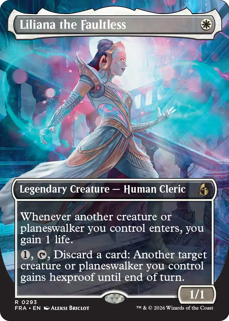 Liliana the Faultless (Borderless) [Reality Fracture] | Jack's On Queen