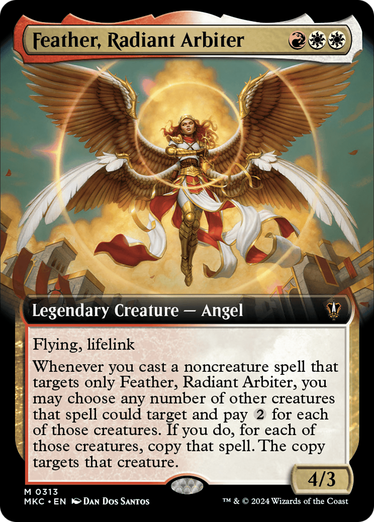 Feather, Radiant Arbiter (Extended Art) [Murders at Karlov Manor Commander] | Jack's On Queen