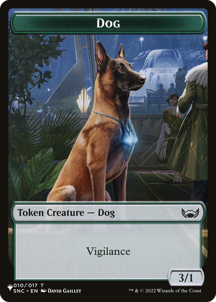 Shapeshifter // Dog Double-Sided Token [The List] | Jack's On Queen