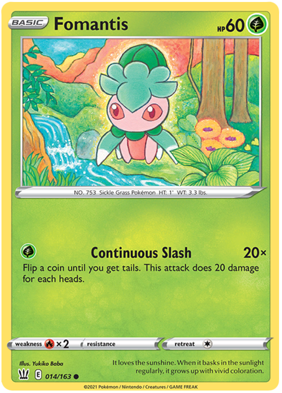 Fomantis (014/163) [Sword & Shield: Battle Styles] | Jack's On Queen