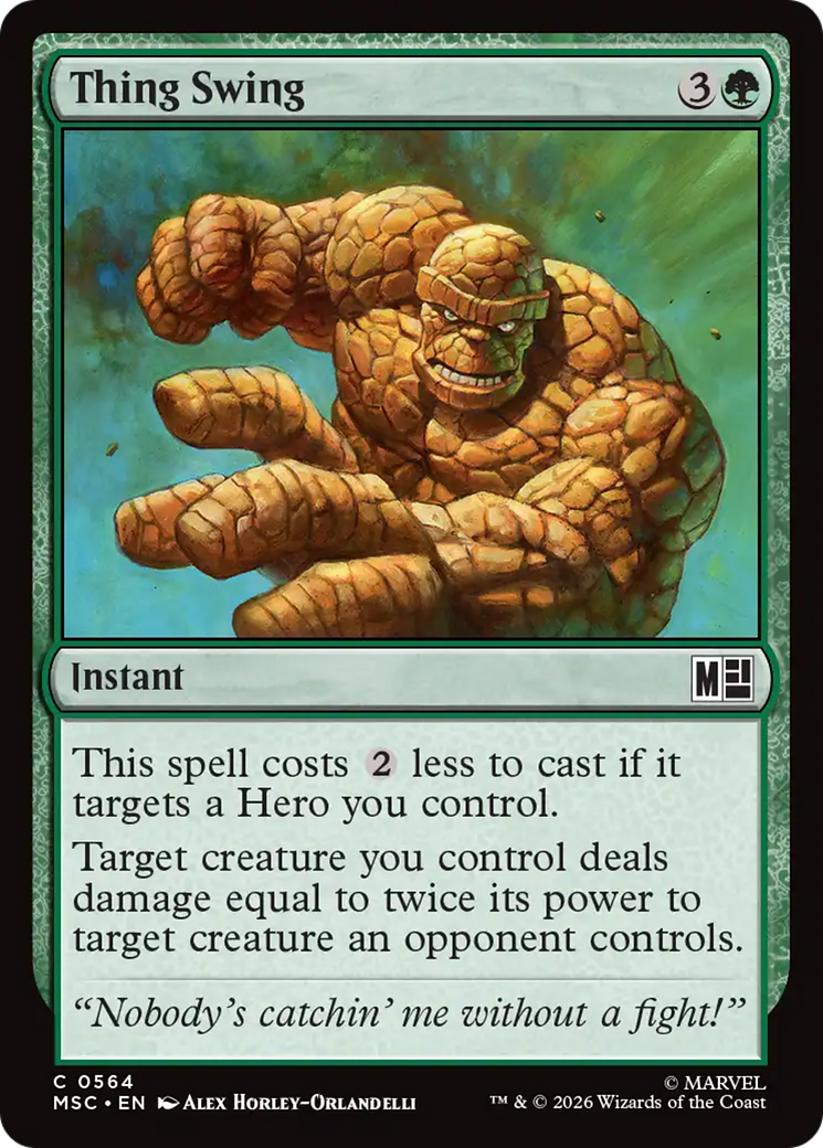 Thing Swing [Marvel Super Heroes Commander] | Jack's On Queen