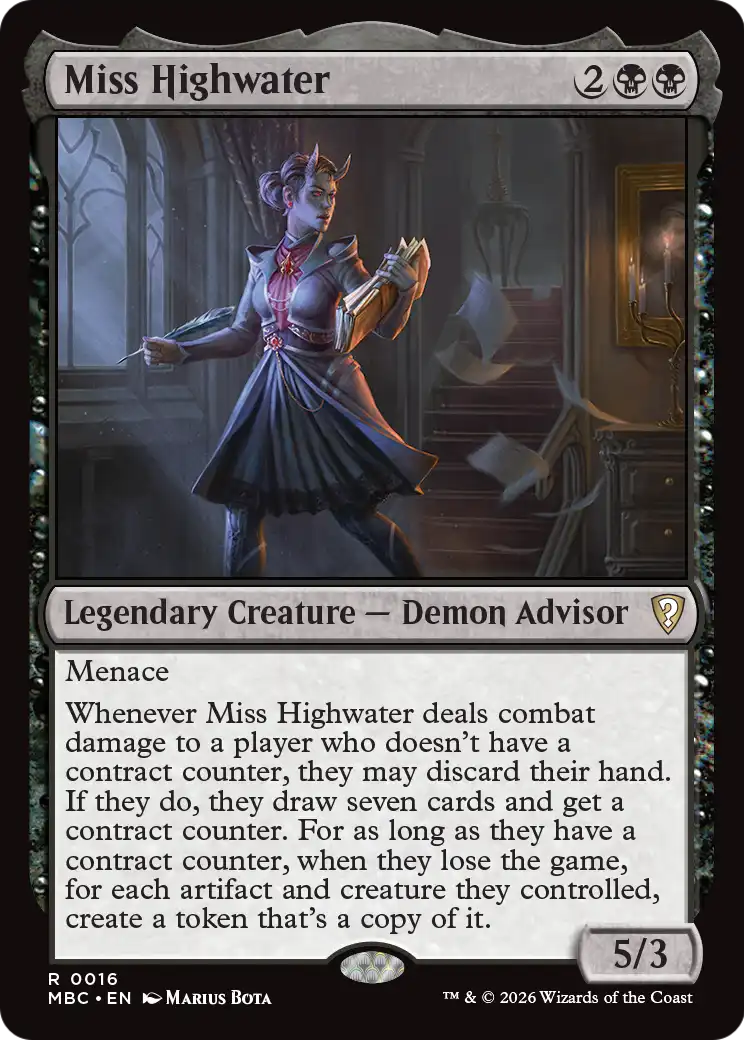 Miss Highwater [Mystery Booster: Commander Edition] | Jack's On Queen
