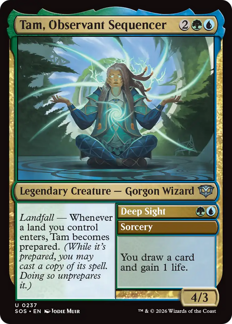 Tam, Observant Sequencer [Secrets of Strixhaven] | Jack's On Queen