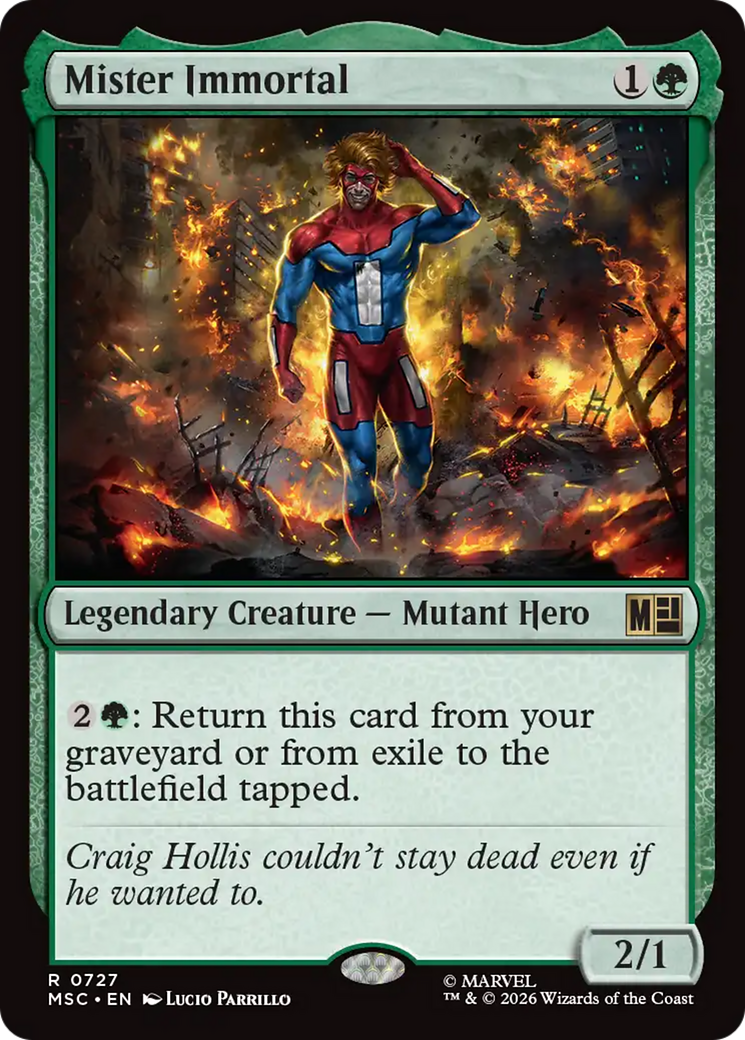 Mister Immortal [Marvel Super Heroes Commander] | Jack's On Queen