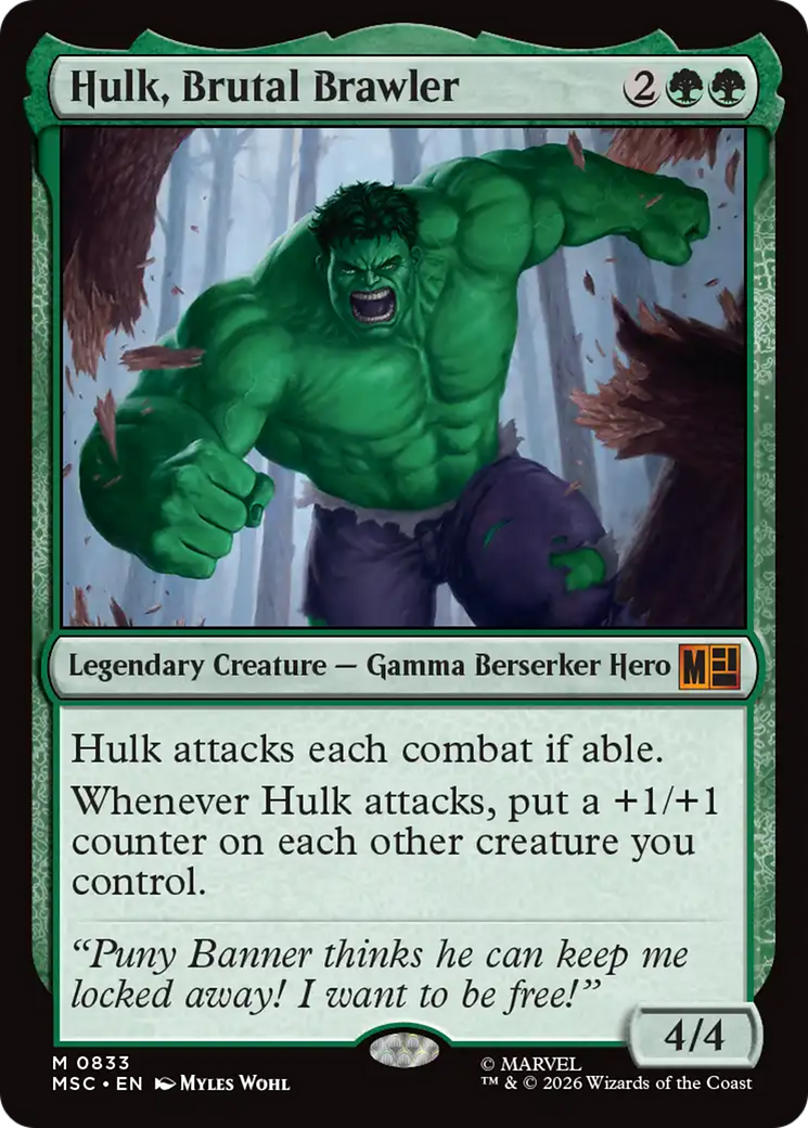 Hulk, Brutal Brawler [Marvel Super Heroes Commander] | Jack's On Queen