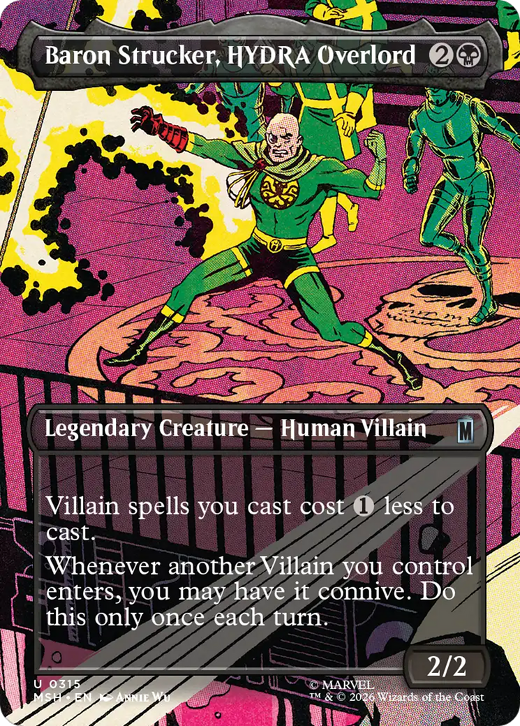 Baron Strucker, HYDRA Overlord (Borderless) (0315) [Marvel Super Heroes] | Jack's On Queen