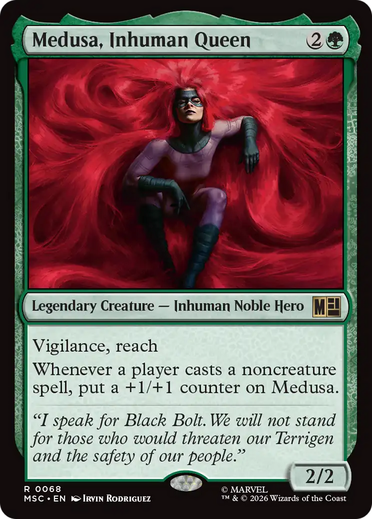 Medusa, Inhuman Queen (Surge Foil) [Marvel Super Heroes Commander] | Jack's On Queen