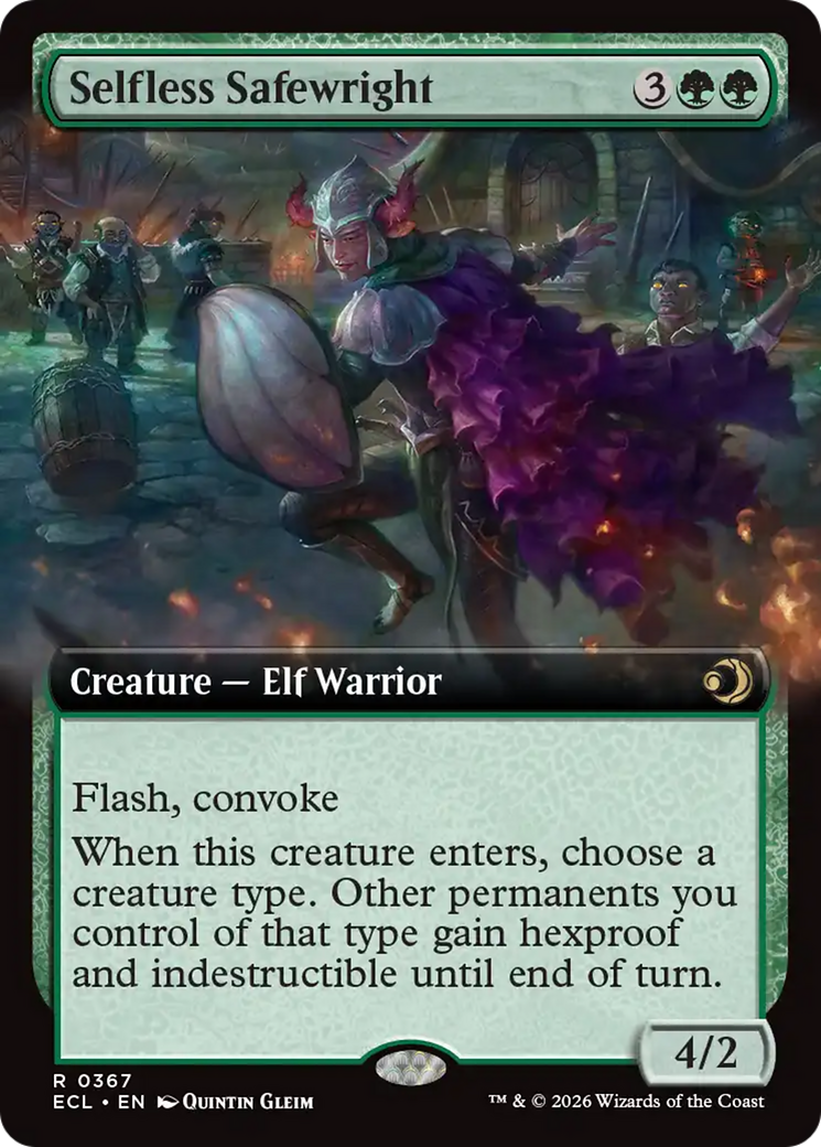 Selfless Safewright (Extended Art) [Lorwyn Eclipsed] | Jack's On Queen