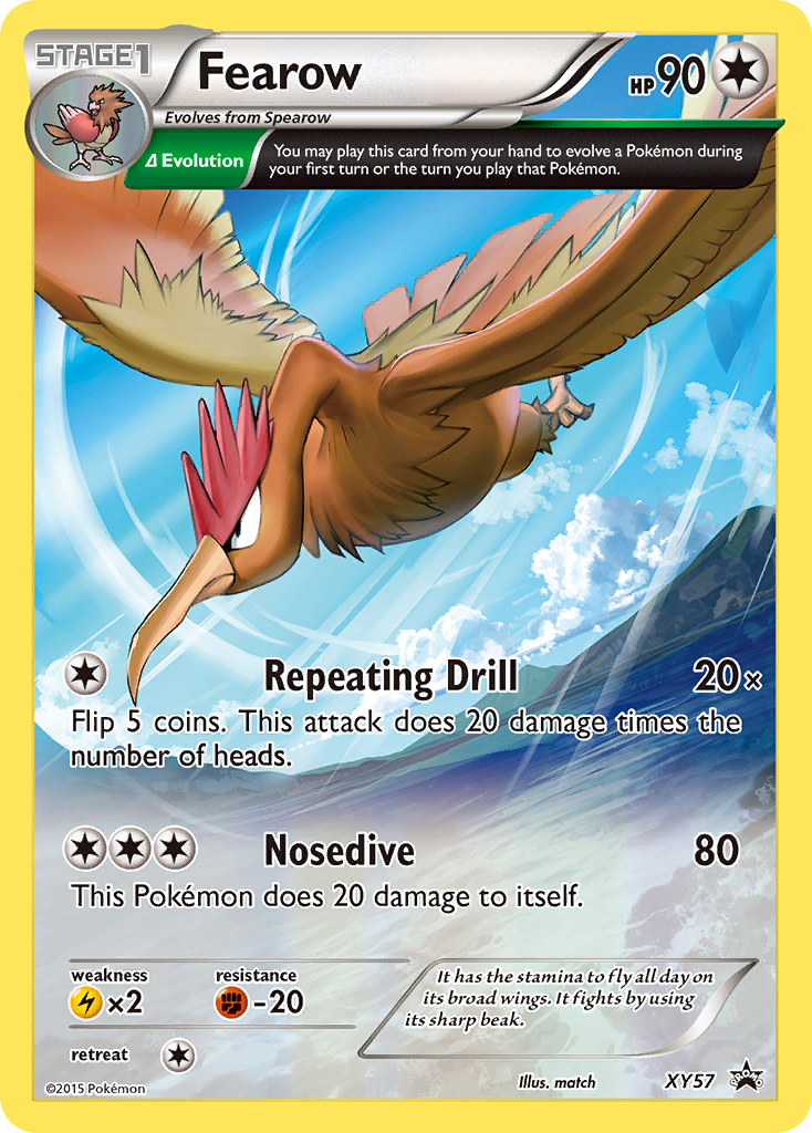 Fearow (XY57) [XY: Black Star Promos] | Jack's On Queen