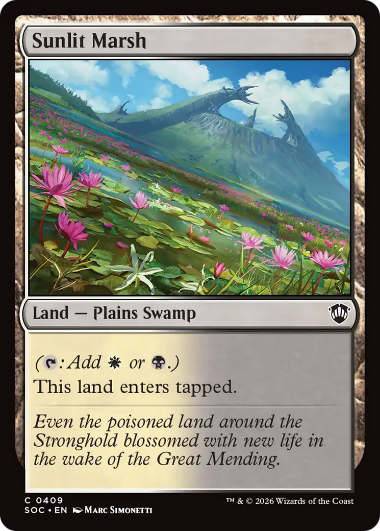 Sunlit Marsh [Secrets of Strixhaven Commander] | Jack's On Queen