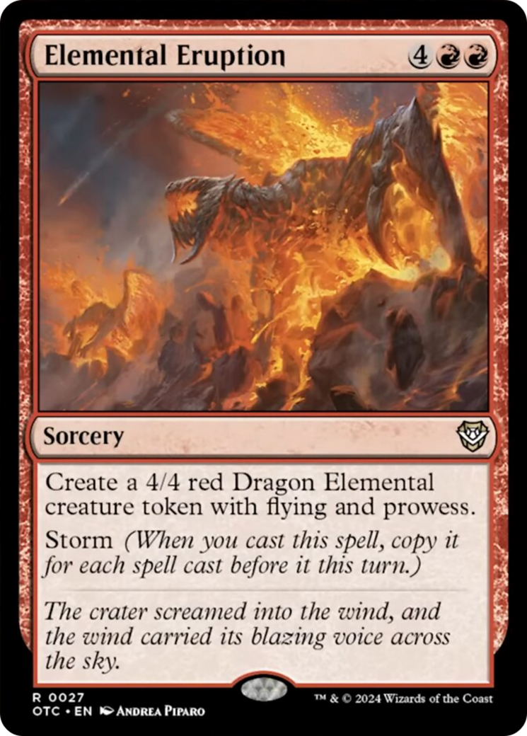 Elemental Eruption [Outlaws of Thunder Junction Commander] | Jack's On Queen