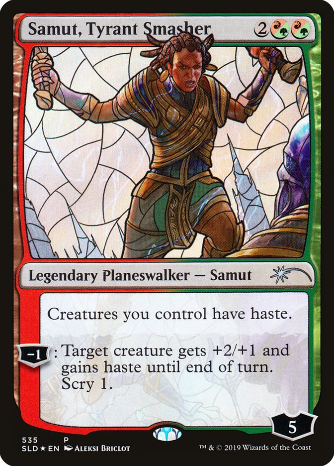 Samut, Tyrant Smasher (Stained Glass) [Secret Lair Drop Promos] | Jack's On Queen