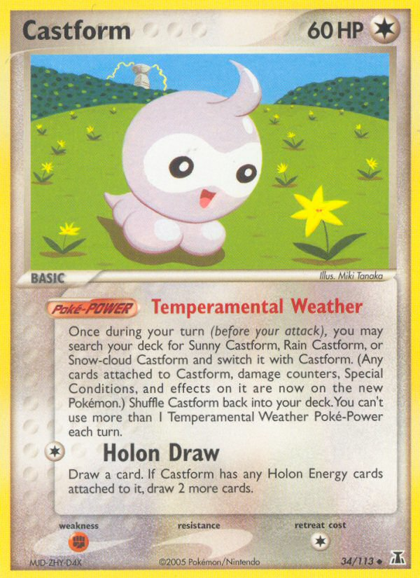 Castform (34/113) [EX: Delta Species] | Jack's On Queen