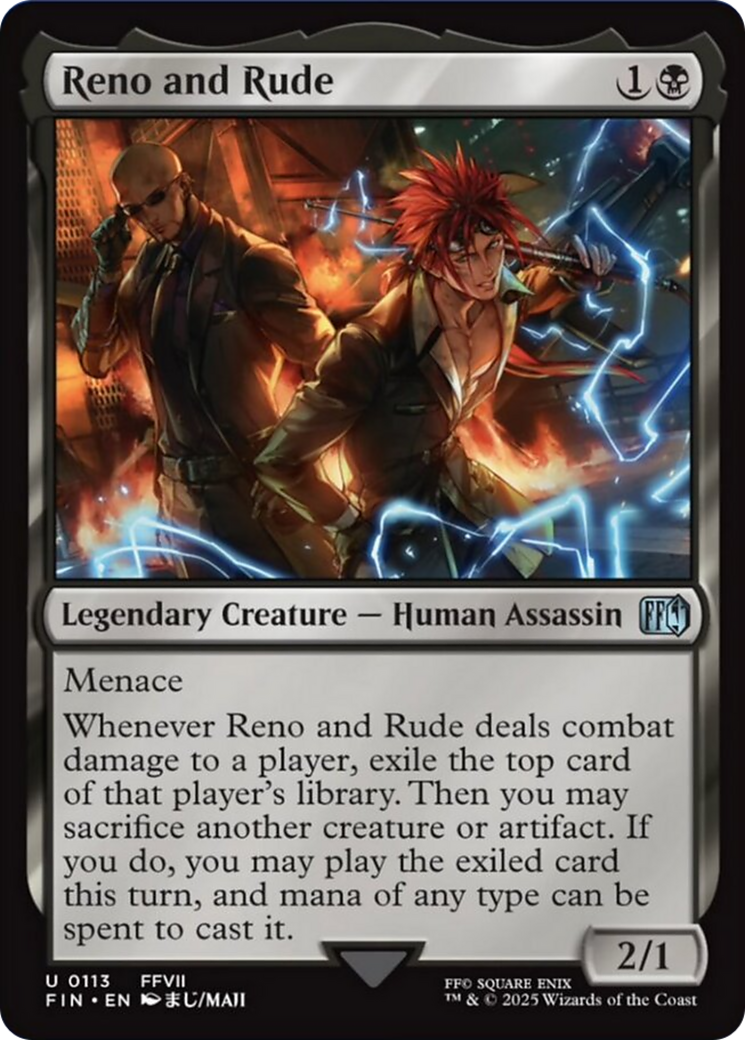 Reno and Rude [FINAL FANTASY] | Jack's On Queen