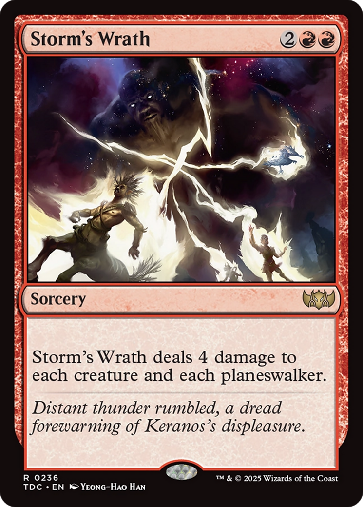 Storm's Wrath [Tarkir: Dragonstorm Commander] | Jack's On Queen
