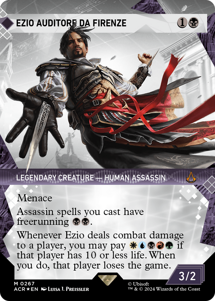Ezio Auditore da Firenze (Showcase) (Textured Foil) [Assassin's Creed] | Jack's On Queen