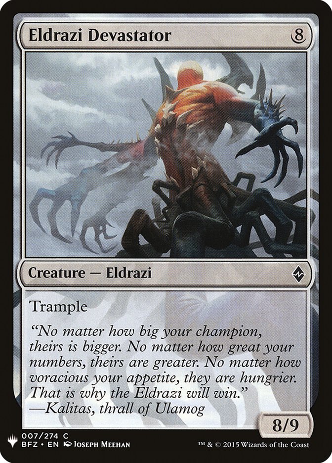 Eldrazi Devastator [Mystery Booster] | Jack's On Queen