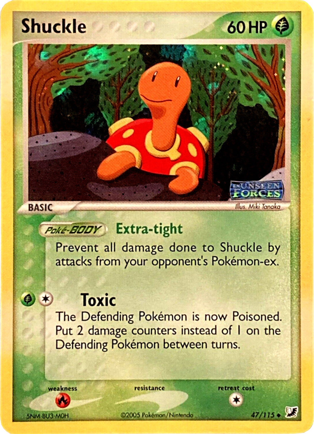 Shuckle (47/115) (Stamped) [EX: Unseen Forces] | Jack's On Queen