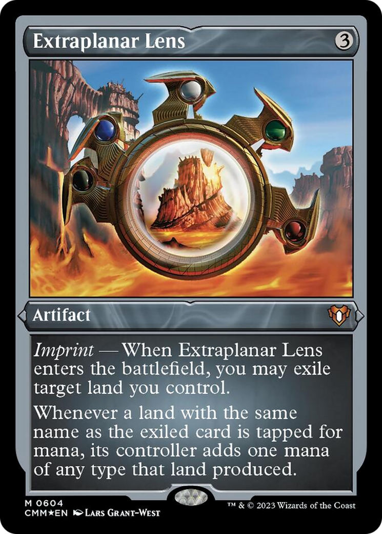 Extraplanar Lens (Foil Etched) [Commander Masters] | Jack's On Queen