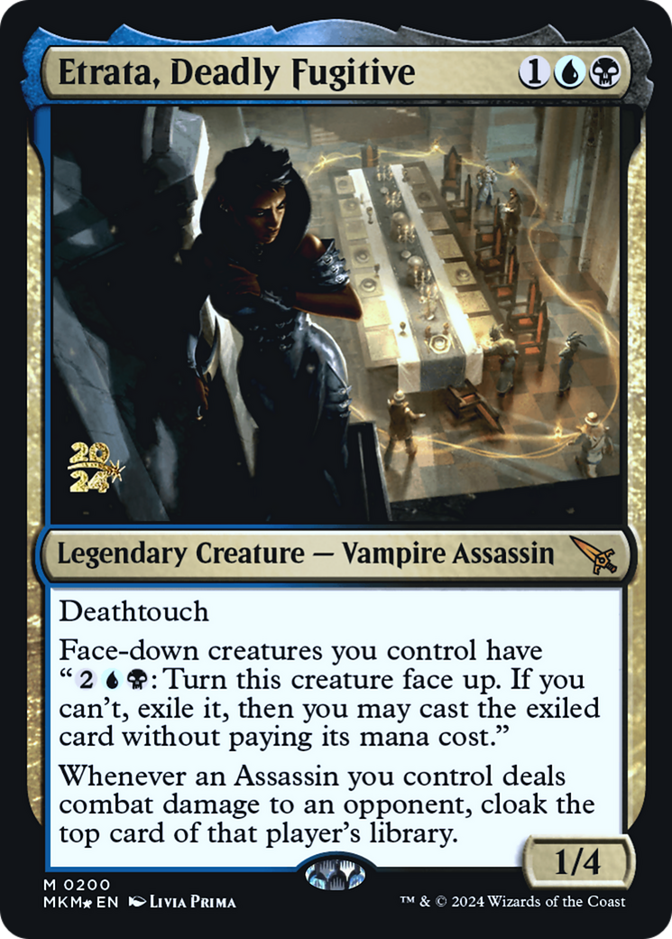 Etrata, Deadly Fugitive [Murders at Karlov Manor Prerelease Promos] | Jack's On Queen