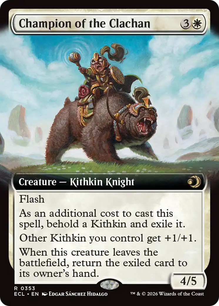 Champion of the Clachan (Extended Art) [Lorwyn Eclipsed] | Jack's On Queen