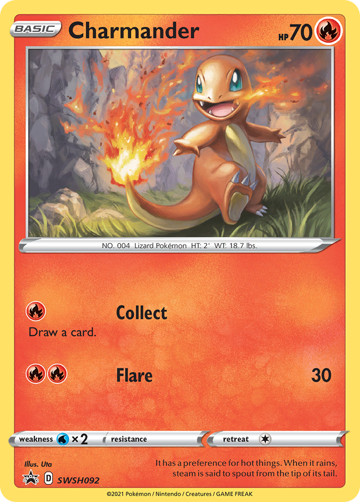 Charmander (SWSH092) [Sword & Shield: Black Star Promos] | Jack's On Queen