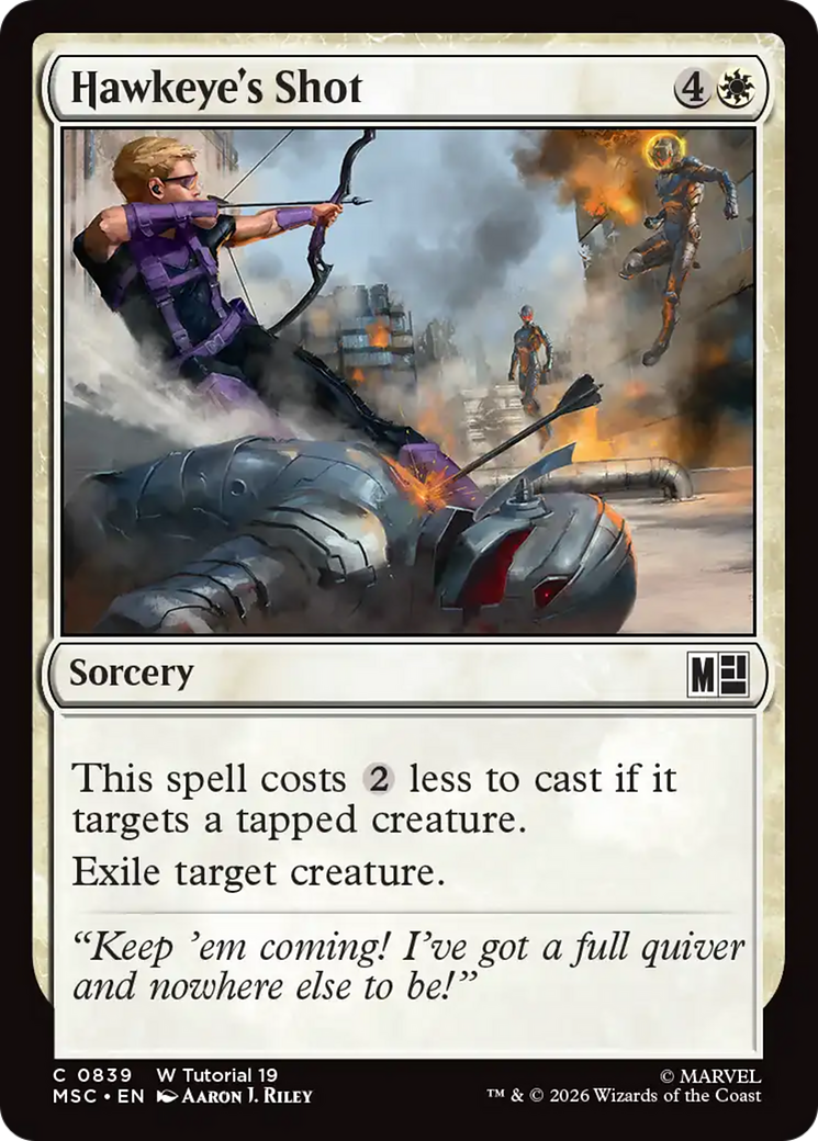 Hawkeye's Shot [Marvel Super Heroes Commander] | Jack's On Queen