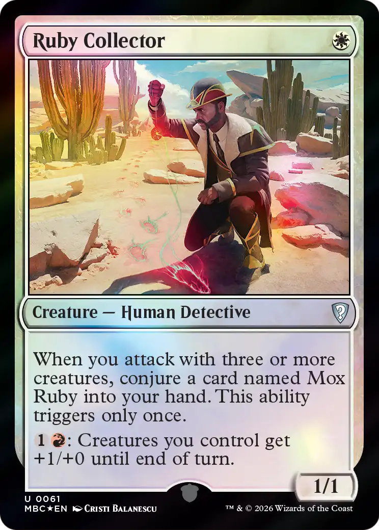 Ruby Collector [Mystery Booster: Commander Edition] | Jack's On Queen