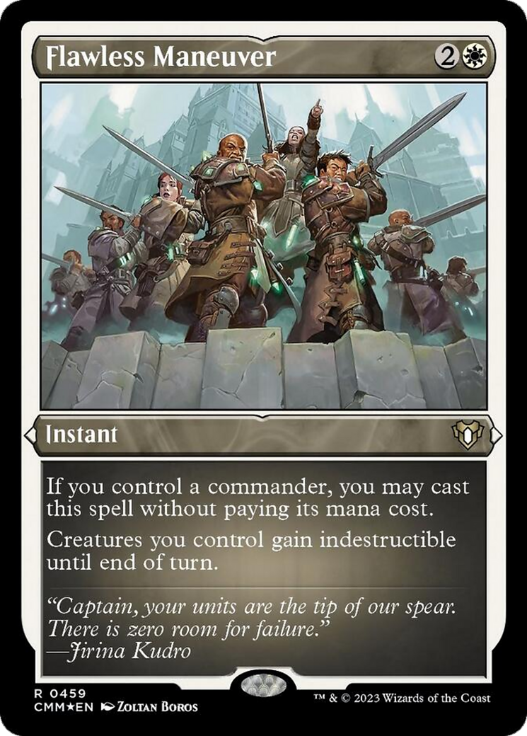 Flawless Maneuver (Foil Etched) [Commander Masters] | Jack's On Queen
