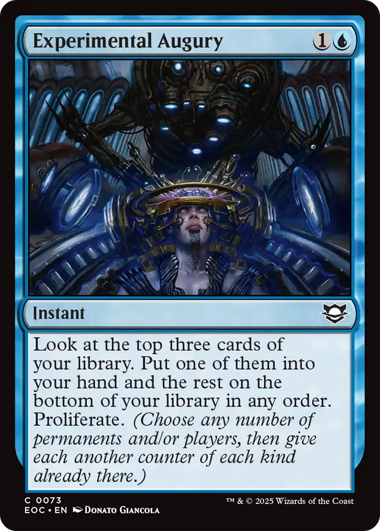 Experimental Augury [Edge of Eternities Commander] | Jack's On Queen