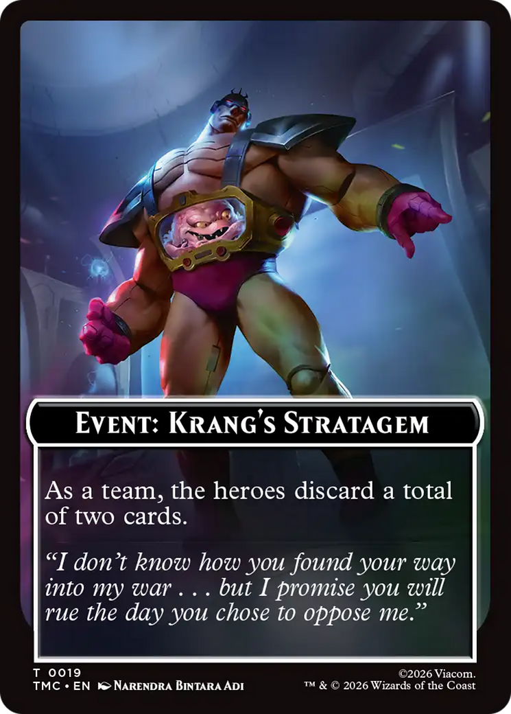 Event: Krang's Stratagem [Teenage Mutant Ninja Turtles Commander Tokens] | Jack's On Queen