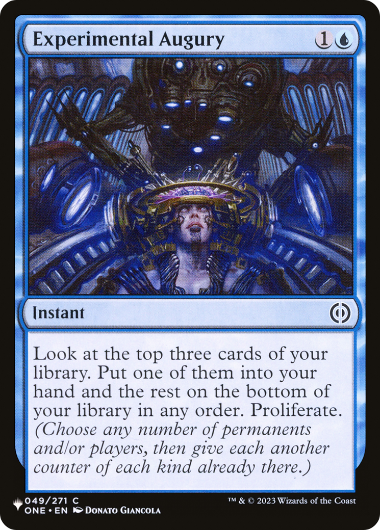 Experimental Augury [The List Reprints] | Jack's On Queen